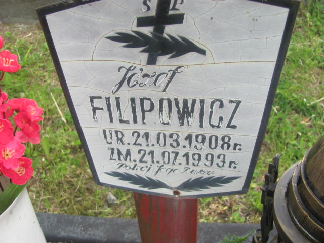 Józef Filipowicz 1908 Mrągowo - Grobonet - Wyszukiwarka osób pochowanych
