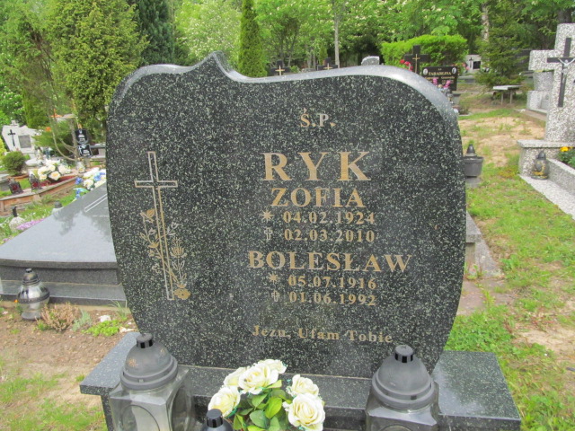 Bolesław Ryk 1916 Mrągowo - Grobonet - Wyszukiwarka osób pochowanych