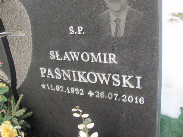 Sławomir Paśnikowski 1952 Mrągowo - Grobonet - Wyszukiwarka osób pochowanych