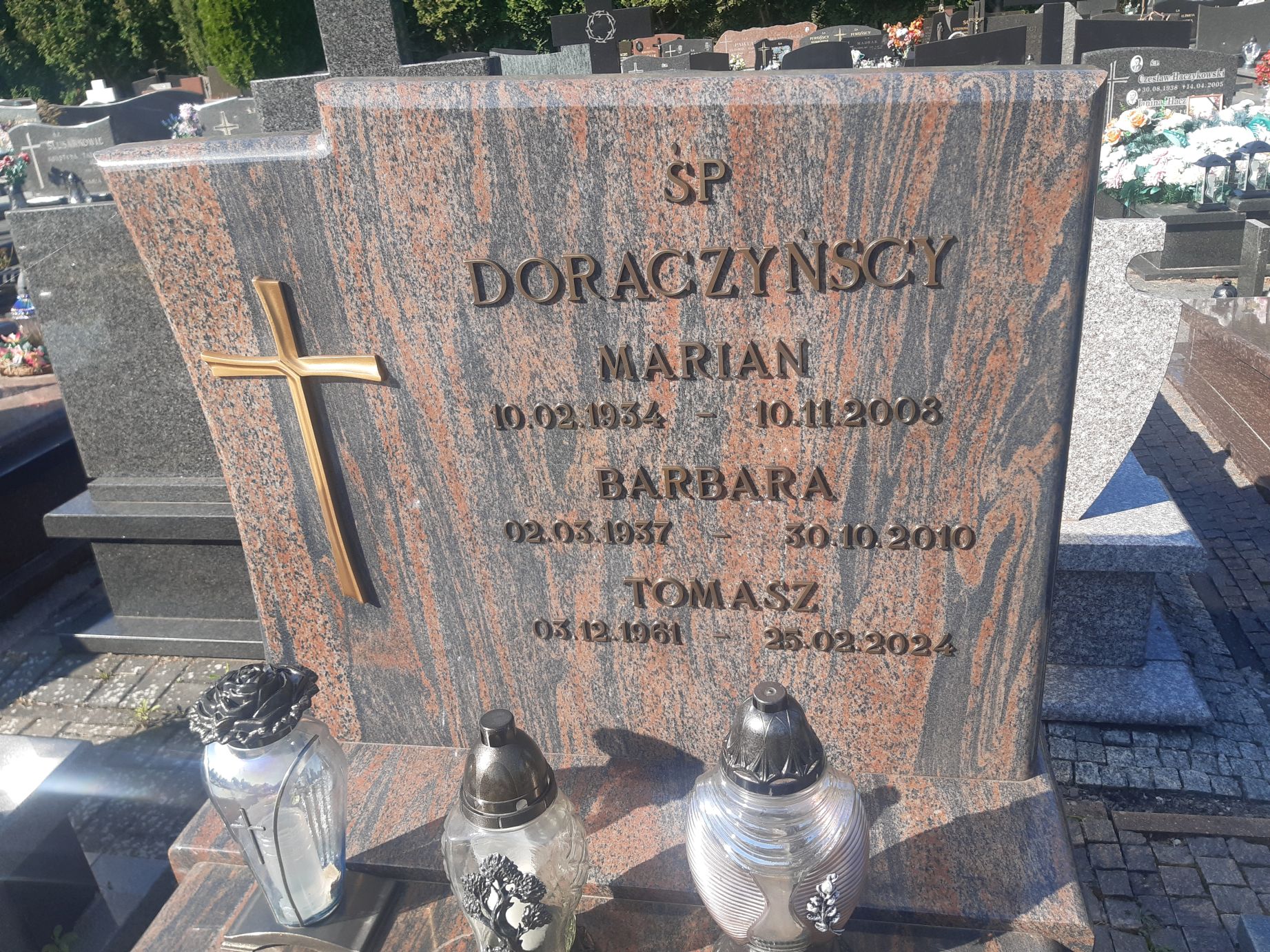 Tomasz Doraczyński 1961 Mrągowo - Grobonet - Wyszukiwarka osób pochowanych