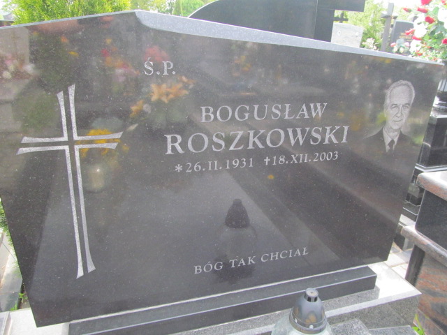 Bogusław Roszkowski 1931 Mrągowo - Grobonet - Wyszukiwarka osób pochowanych