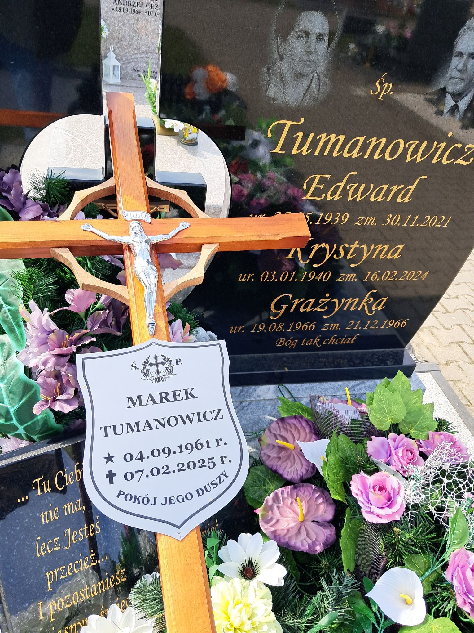 Grażyna Tumanowicz Mrągowo - Grobonet - Wyszukiwarka osób pochowanych