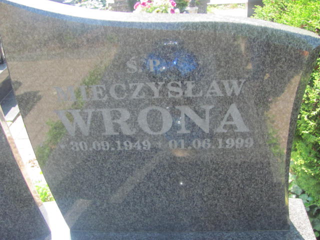 Mieczysław Wrona 1949 Mrągowo - Grobonet - Wyszukiwarka osób pochowanych