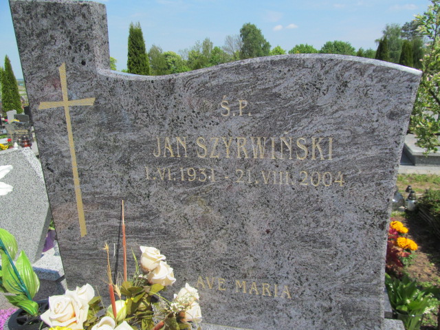 Jan Szyrwiński 1931 Mrągowo - Grobonet - Wyszukiwarka osób pochowanych
