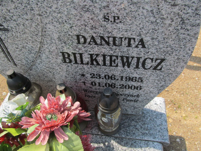 Danuta Bilkiewicz 1965 Mrągowo - Grobonet - Wyszukiwarka osób pochowanych
