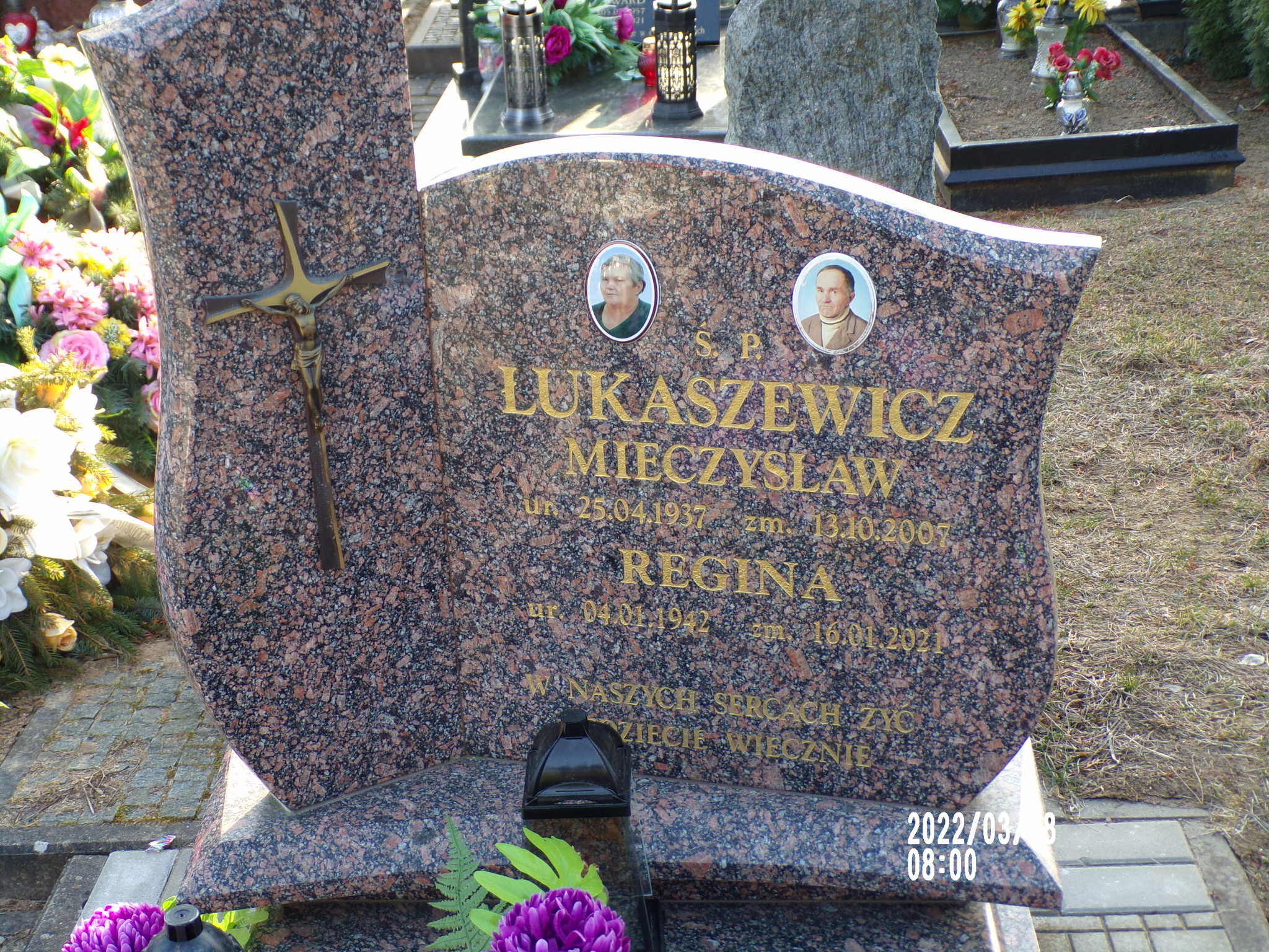 Regina Łukaszewicz 1942 Mrągowo - Grobonet - Wyszukiwarka osób pochowanych