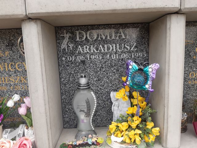 Arkadiusz Domian 1995 Mrągowo - Grobonet - Wyszukiwarka osób pochowanych