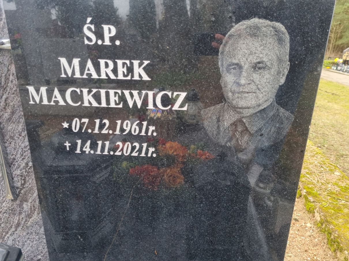 Marek Mackiewicz 1961 Mrągowo - Grobonet - Wyszukiwarka osób pochowanych