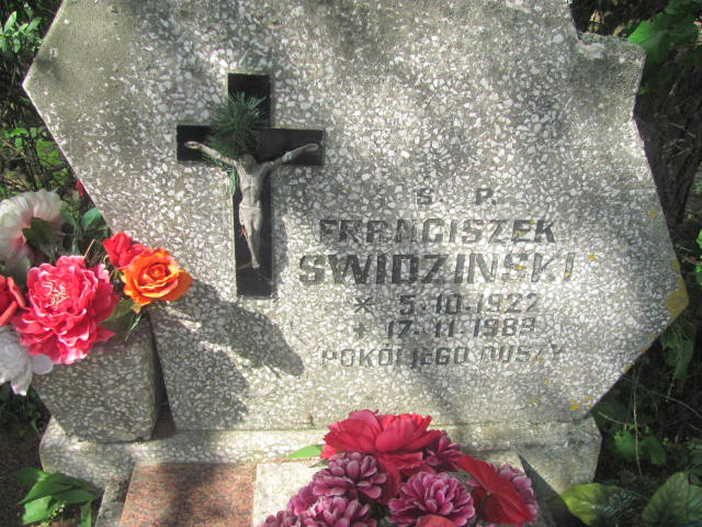 Franciszek Świdziński 1922 Mrągowo - Grobonet - Wyszukiwarka osób pochowanych
