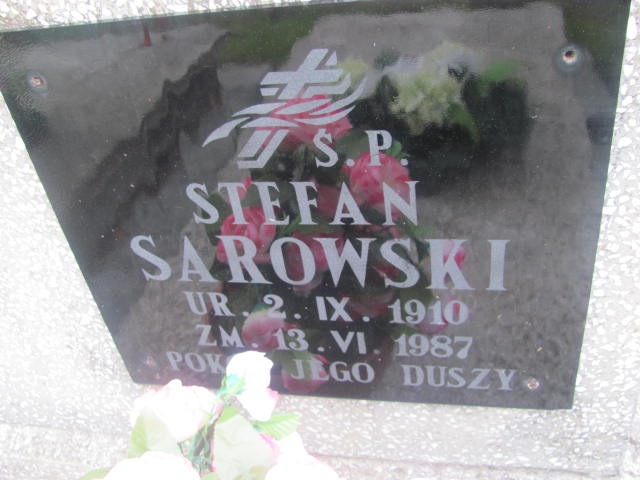 Stefan Sarowski 1910 Mrągowo - Grobonet - Wyszukiwarka osób pochowanych