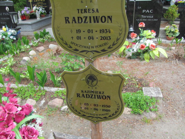 Teresa Radziwon 1934 Mrągowo - Grobonet - Wyszukiwarka osób pochowanych
