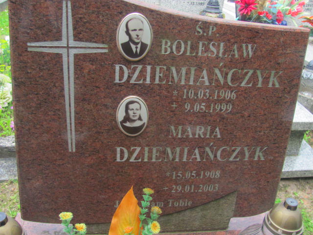 Maria Dziemiańczyk 1908 Mrągowo - Grobonet - Wyszukiwarka osób pochowanych