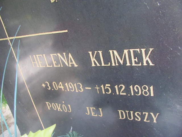 Helena Klimek 1913 Mrągowo - Grobonet - Wyszukiwarka osób pochowanych