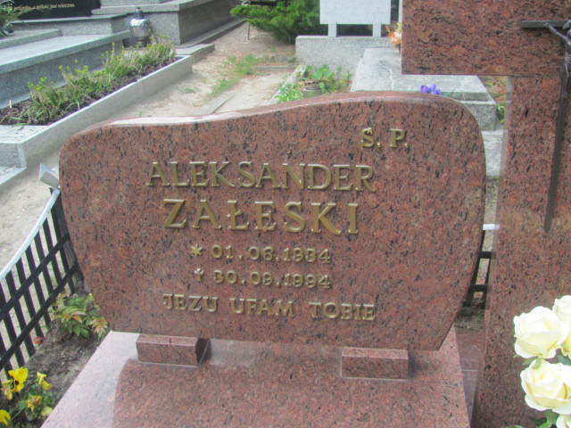 Aleksander Załęski 1934 Mrągowo - Grobonet - Wyszukiwarka osób pochowanych