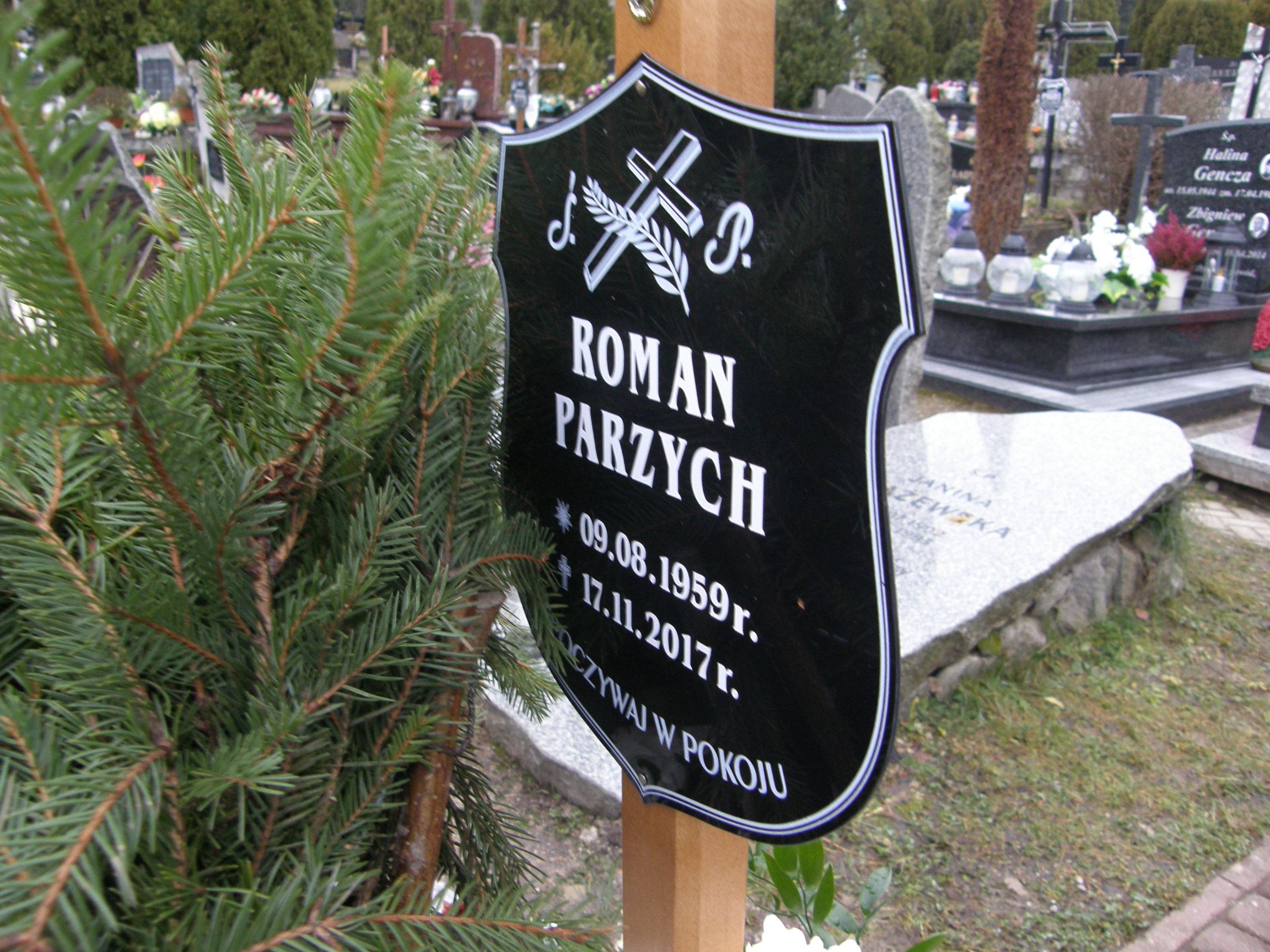 Roman Parzych 1959 Mrągowo - Grobonet - Wyszukiwarka osób pochowanych