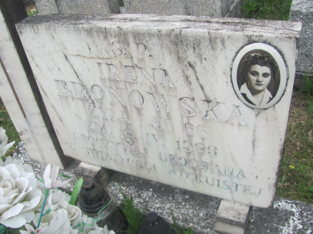 Irena Bronowska 1917 Mrągowo - Grobonet - Wyszukiwarka osób pochowanych