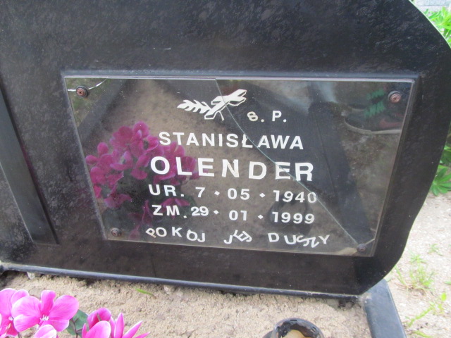 Stanisława Olender 1940 Mrągowo - Grobonet - Wyszukiwarka osób pochowanych