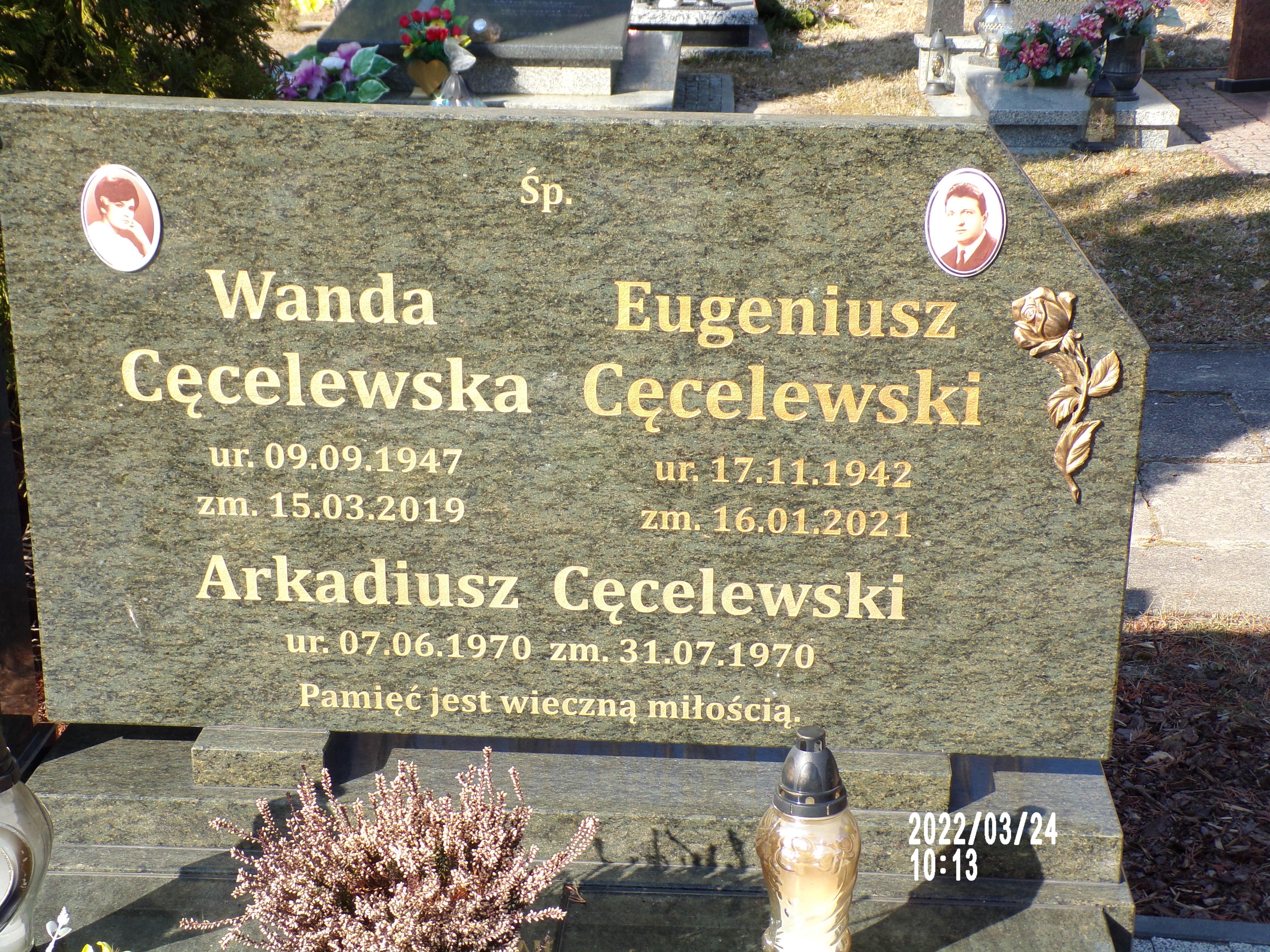 Eugeniusz Cęcelewski 1942 Mrągowo - Grobonet - Wyszukiwarka osób pochowanych