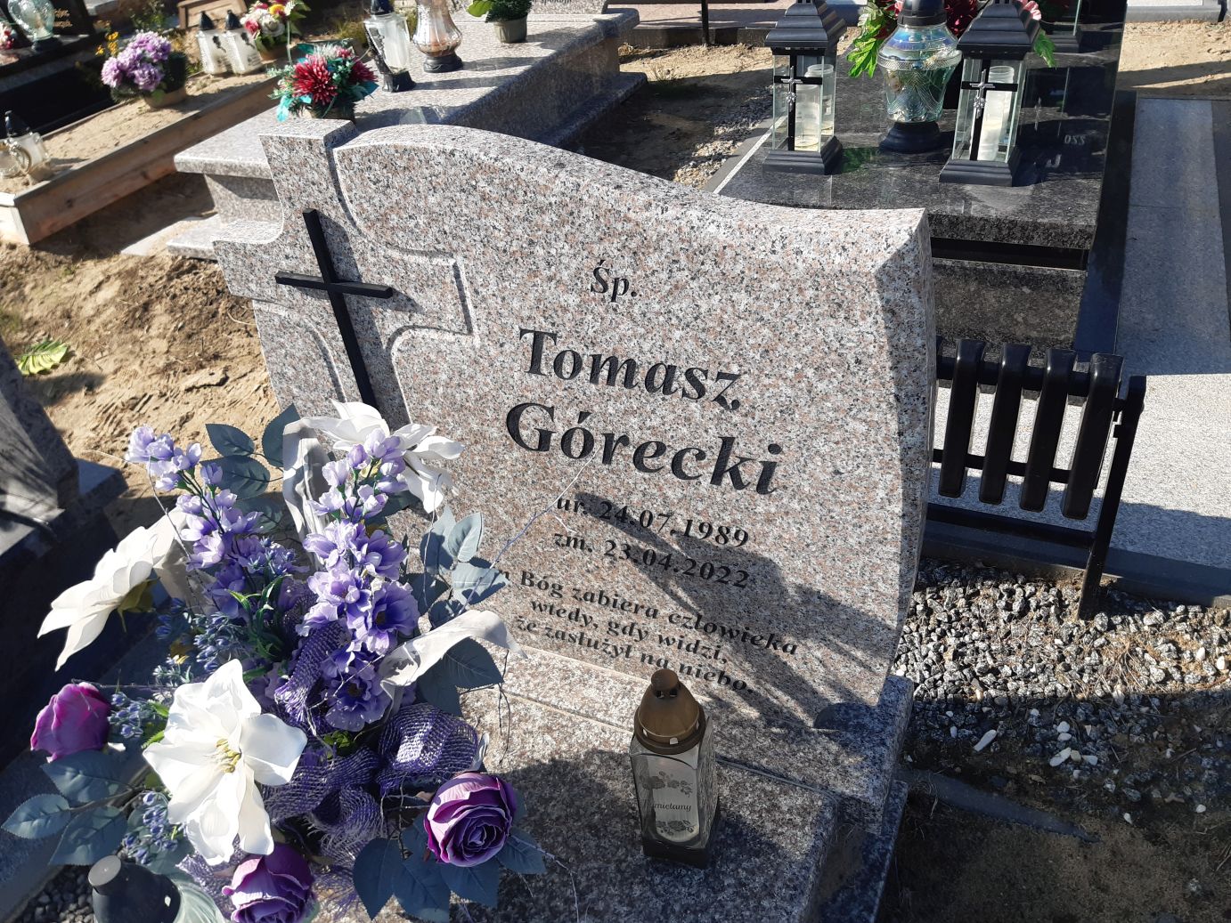 Tomasz Górecki 1989 Mrągowo - Grobonet - Wyszukiwarka osób pochowanych