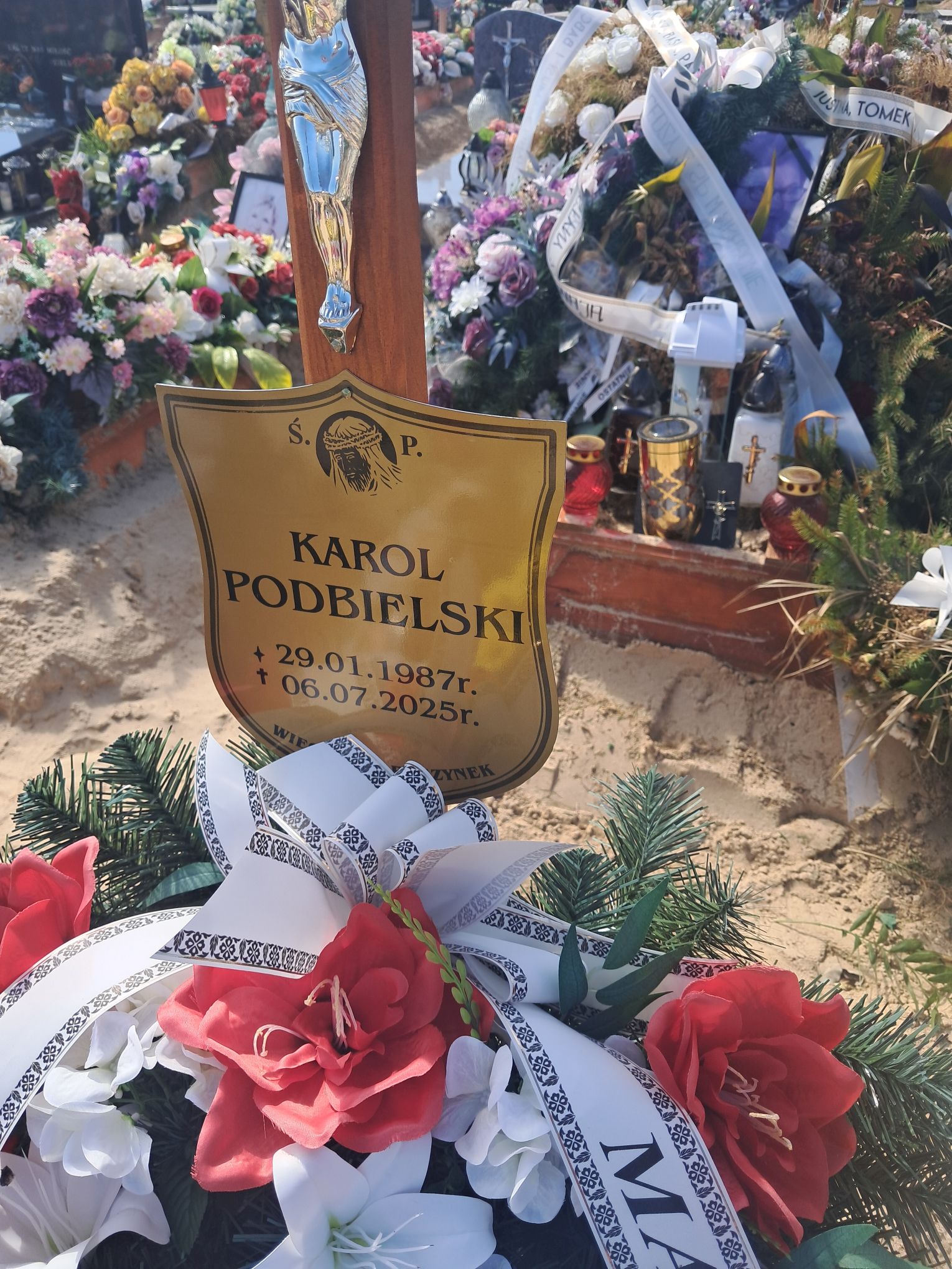 Karol Podbielski 1987 Mrągowo - Grobonet - Wyszukiwarka osób pochowanych