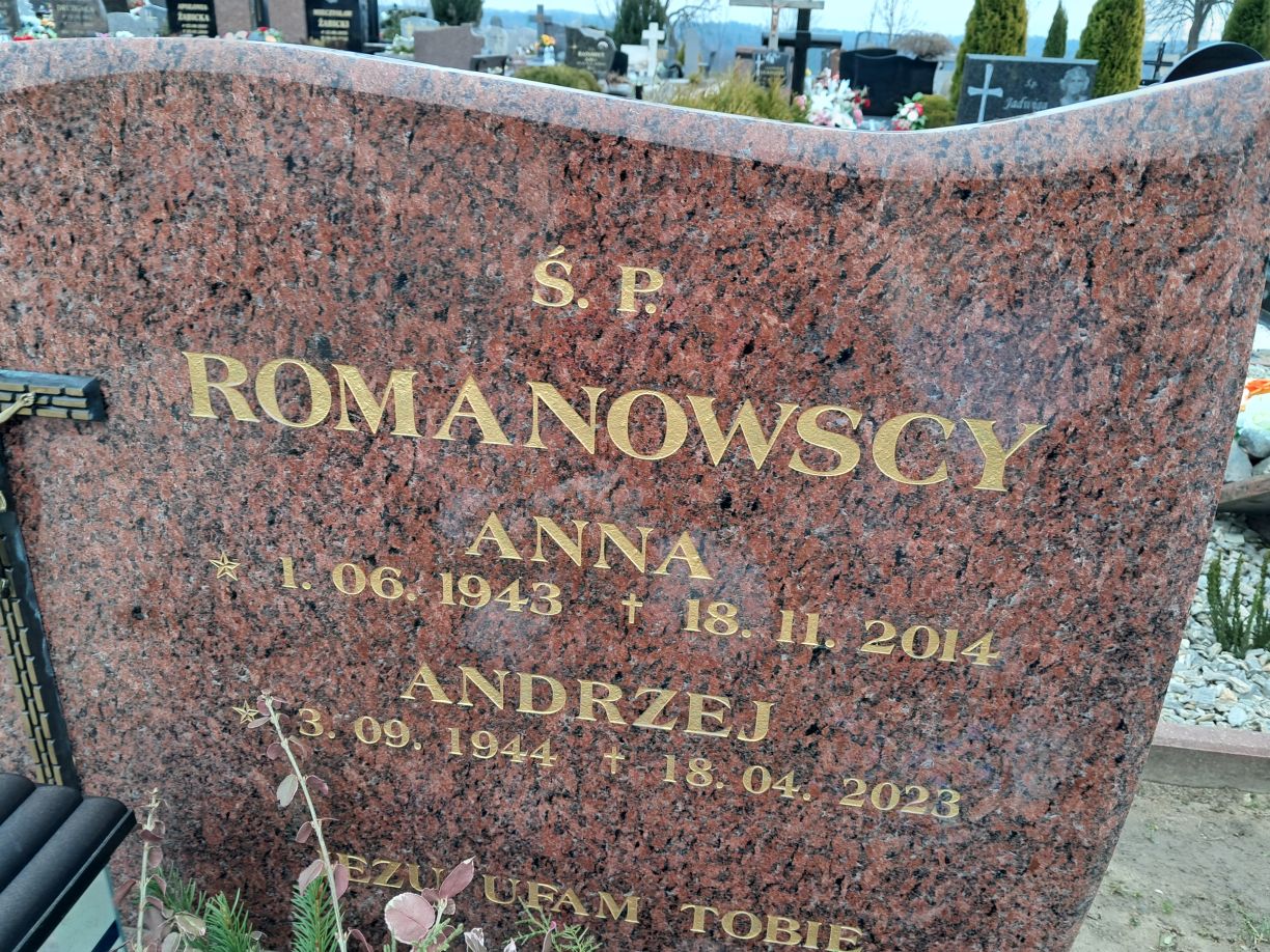 Anna Romanowska 1943 Mrągowo - Grobonet - Wyszukiwarka osób pochowanych