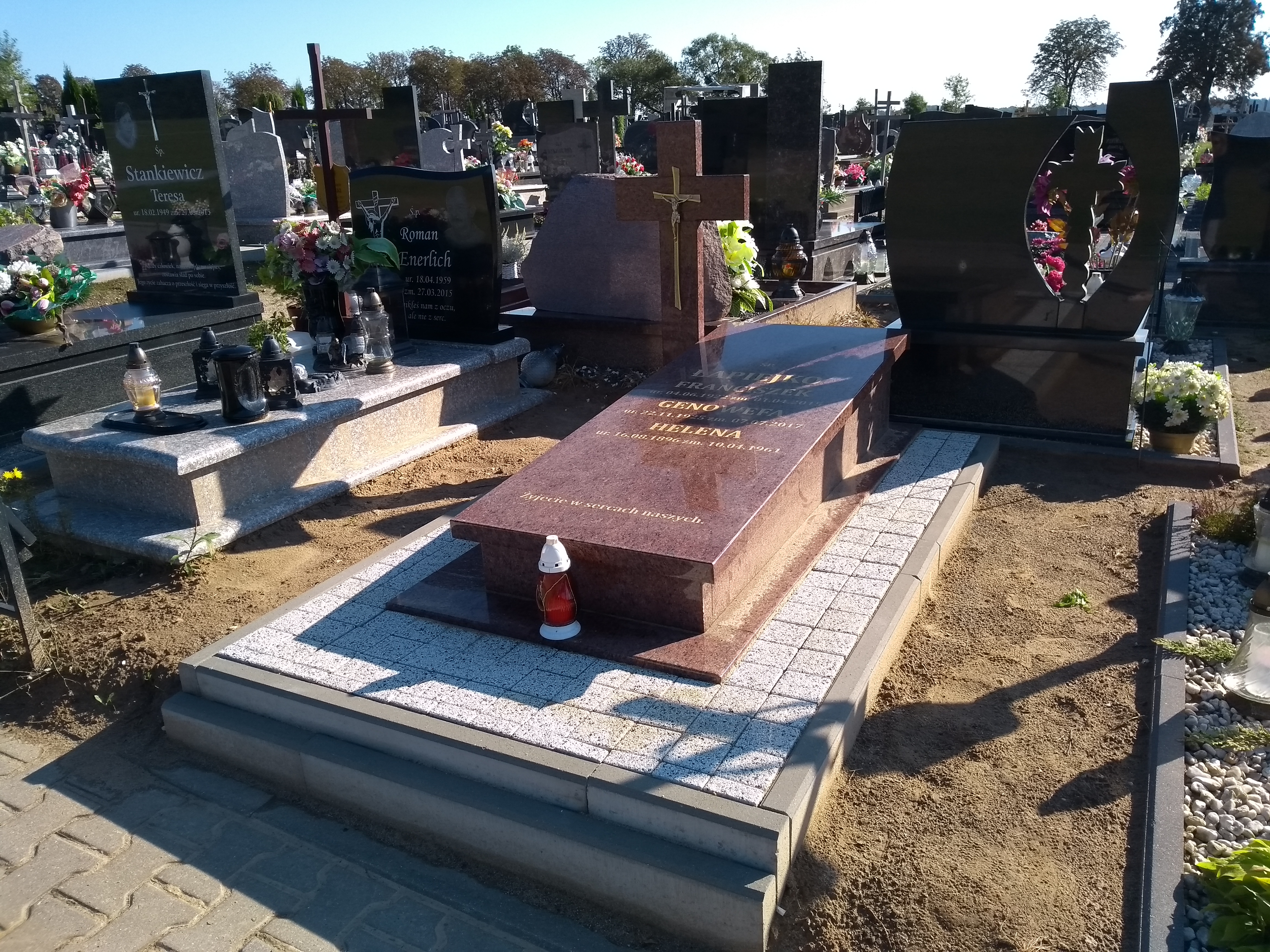 Grób Franciszek Łapiejko