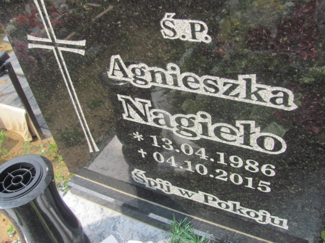 Grób Agnieszka Nagieło