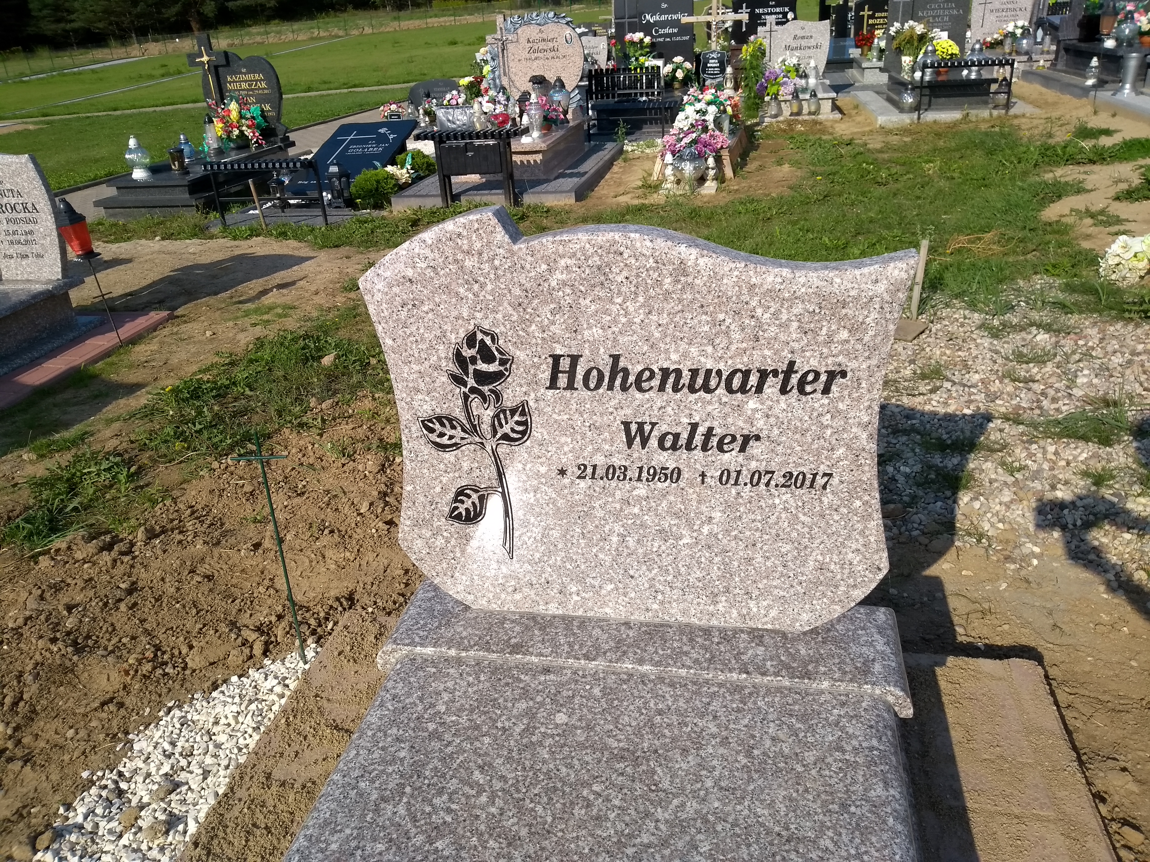 Grób Walter Hohenwarter