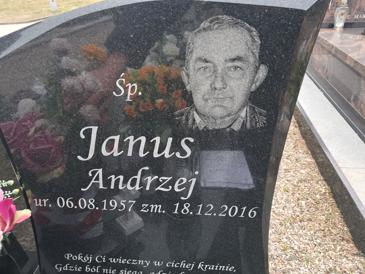 Andrzej Janus 1957 Mrągowo - Grobonet - Wyszukiwarka osób pochowanych