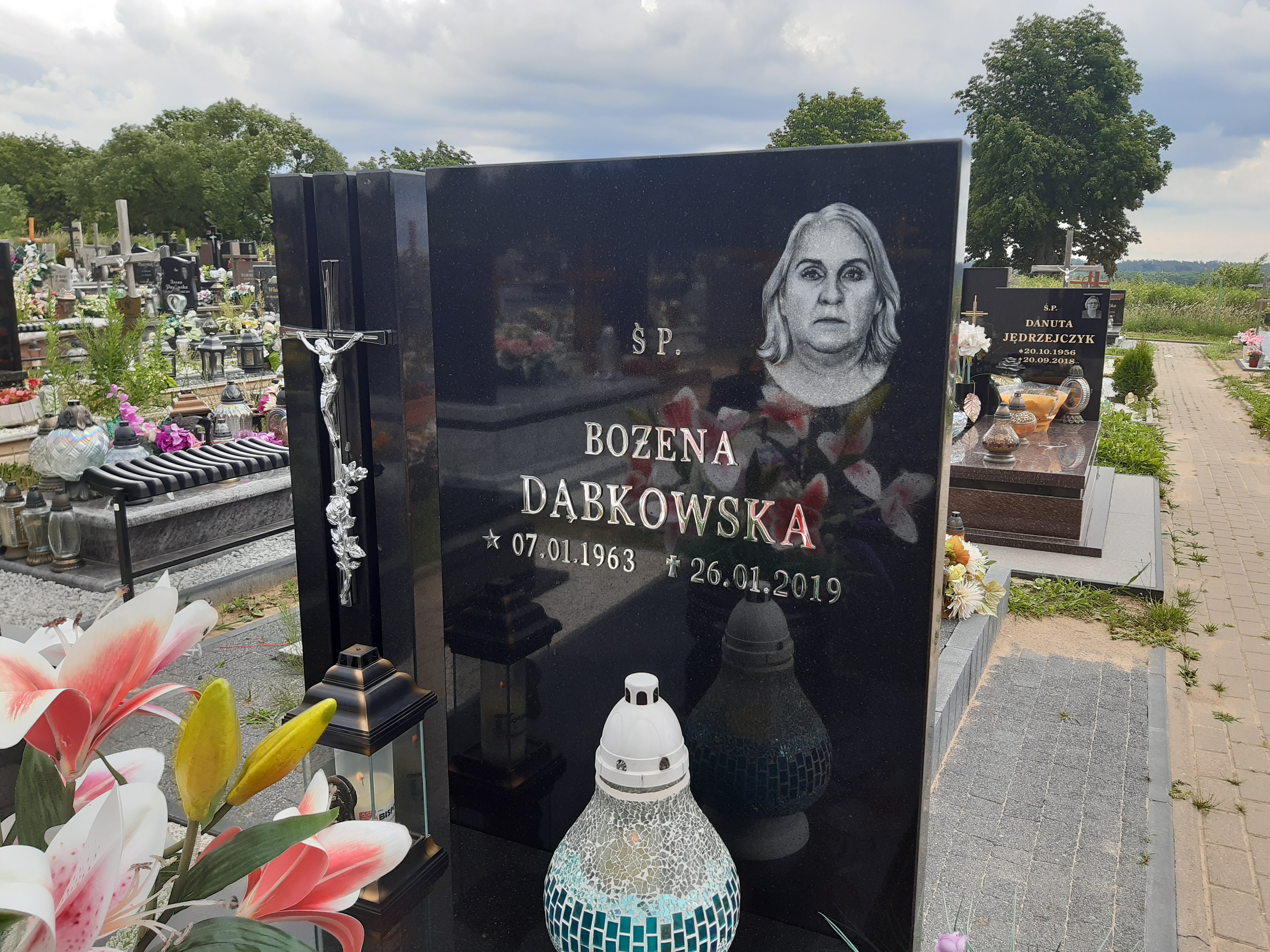 Bożena Dąbkowska 1963 Mrągowo - Grobonet - Wyszukiwarka osób pochowanych