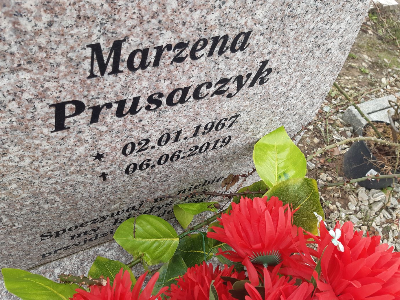 Marzena Prusaczyk 1967 Mrągowo - Grobonet - Wyszukiwarka osób pochowanych