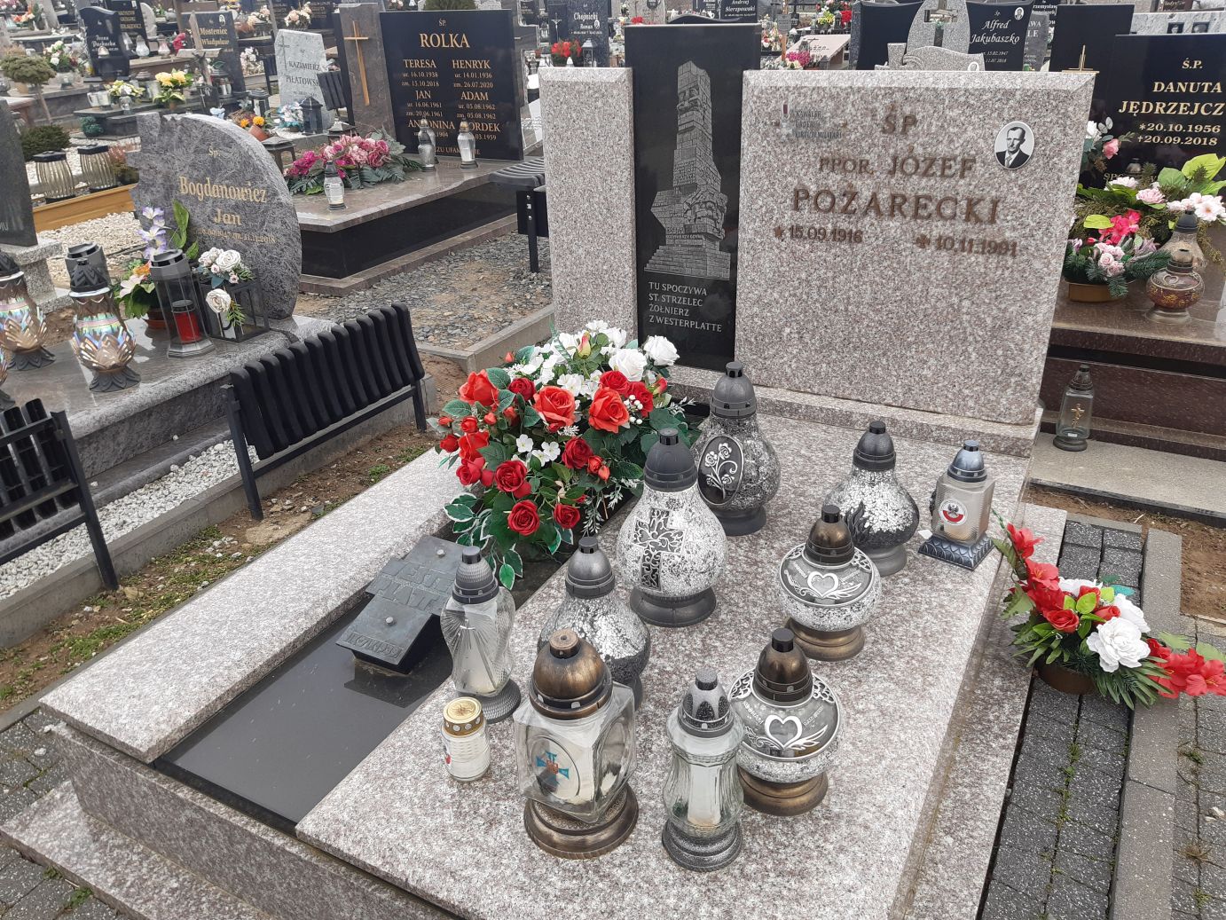 Grób Jadwiga Pożarecka